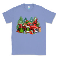 Colony Blue merry christmas truck afro gnomies Classic Tee - FaDigitalArtStudio