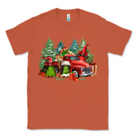 Copper merry christmas truck afro gnomies Classic Tee - FaDigitalArtStudio