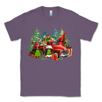 Lavender merry christmas truck afro gnomies Classic Tee - FaDigitalArtStudio