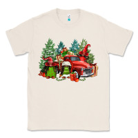 Natural merry christmas truck afro gnomies Classic Tee - FaDigitalArtStudio
