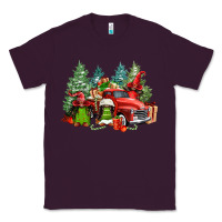 Plum merry christmas truck afro gnomies Classic Tee - FaDigitalArtStudio