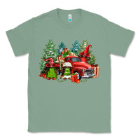 Sage merry christmas truck afro gnomies Classic Tee - FaDigitalArtStudio