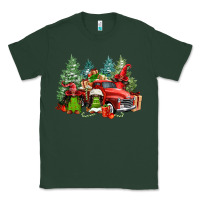 Sports Green merry christmas truck afro gnomies Classic Tee - FaDigitalArtStudio