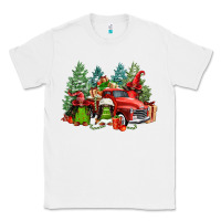 White merry christmas truck afro gnomies Classic Tee - FaDigitalArtStudio