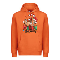 Carrot merry slothmas Premium Hoodie - MaliasSmallBusiness