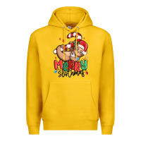 Lemon merry slothmas Premium Hoodie - MaliasSmallBusiness