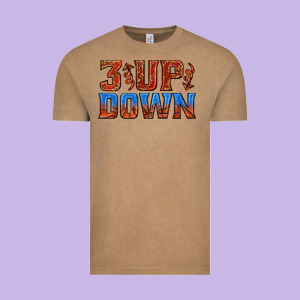 3 Up 3 Down Basketball Vintage Tee Designed By Texasbilliewilder