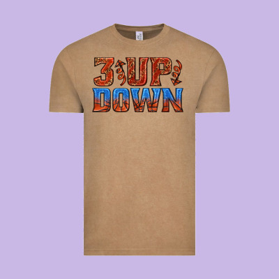 Vintage Tee 3 up 3 down basketball