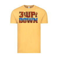 Vintage Mustard 3 up 3 down basketball Vintage Tee - texasbilliewilder