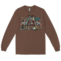 Chestnut yeehaws and heilnaws Long Sleeve Tee - SublimationCraftShop