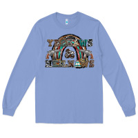 Colony Blue yeehaws and heilnaws Long Sleeve Tee - SublimationCraftShop