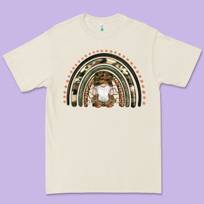 Camouflage Gnomes Rainbow Premium Tee Designed By Artiststas