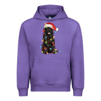 Tulip christmas newfoundland dog Urban Hoodie - LillyAllenDesigns