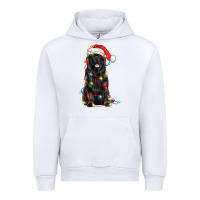 White christmas newfoundland dog Urban Hoodie - LillyAllenDesigns