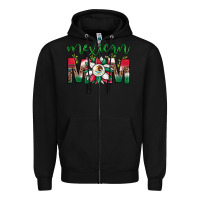 Black mexican flag sunflower mom leopard Zipper Hoodie - JahusDesignShop