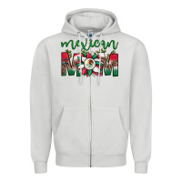 Dove Grey mexican flag sunflower mom leopard Zipper Hoodie - JahusDesignShop