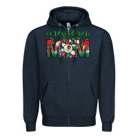Navy mexican flag sunflower mom leopard Zipper Hoodie - JahusDesignShop