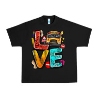 Black love school bus Urban Heavy Tee - texasbilliewilder