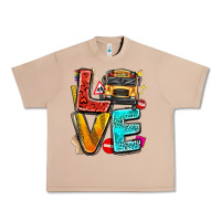 Burro love school bus Urban Heavy Tee - texasbilliewilder