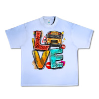 Grape Ice love school bus Urban Heavy Tee - texasbilliewilder