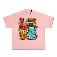 Salmon love school bus Urban Heavy Tee - texasbilliewilder
