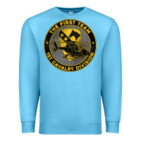 Ocean Blue the first team 1st cavalry division Premium Sweatshirt - Jasminsmagicworld