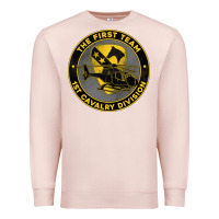 Pale Pink the first team 1st cavalry division Premium Sweatshirt - Jasminsmagicworld