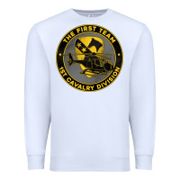 White the first team 1st cavalry division Premium Sweatshirt - Jasminsmagicworld