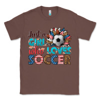 Chestnut just a girl who loves soccer Classic Tee - HRA Design Shop