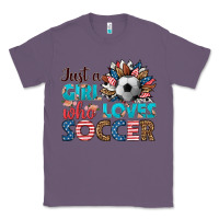 Lavender just a girl who loves soccer Classic Tee - HRA Design Shop