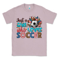 Lilac just a girl who loves soccer Classic Tee - HRA Design Shop