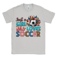 Moon Dust just a girl who loves soccer Classic Tee - HRA Design Shop