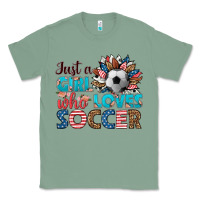 Sage just a girl who loves soccer Classic Tee - HRA Design Shop