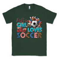 Sports Green just a girl who loves soccer Classic Tee - HRA Design Shop