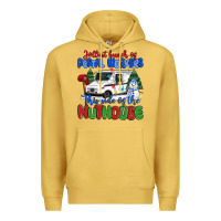 Antique Gold jolliest bunch of postal workers this side of the Premium Hoodie - MaliasSmallBusiness