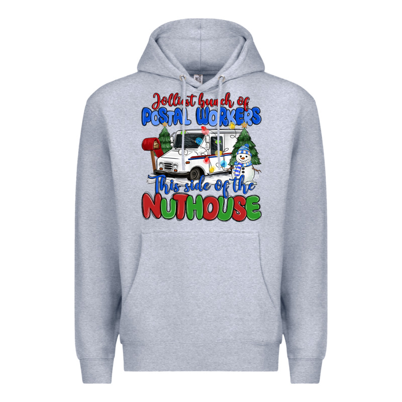 Jolliest Bunch Of Postal Workers This Side Of The Premium Hoodie by MaliasSmallBusiness | Teevron
