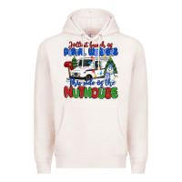 Pale Pink jolliest bunch of postal workers this side of the Premium Hoodie - MaliasSmallBusiness