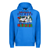 True Royal jolliest bunch of postal workers this side of the Premium Hoodie - MaliasSmallBusiness