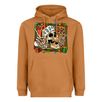 Meerkat Christmas happy skeleton Heavyweight Hoodie - Jasminsmagicworld