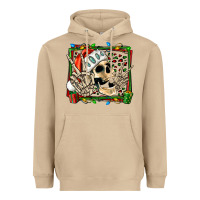 Mushroom Christmas happy skeleton Heavyweight Hoodie - Jasminsmagicworld