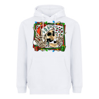 White Christmas happy skeleton Heavyweight Hoodie - Jasminsmagicworld