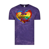 Cloud Purple be you tiful Vintage Tee - Zillion Design Studio