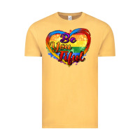 Vintage Mustard be you tiful Vintage Tee - Zillion Design Studio