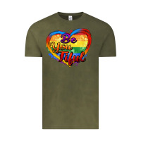 Vintage Olive be you tiful Vintage Tee - Zillion Design Studio