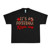 Black it s a football kinda day Urban Heavy Tee - Zillion Design Studio
