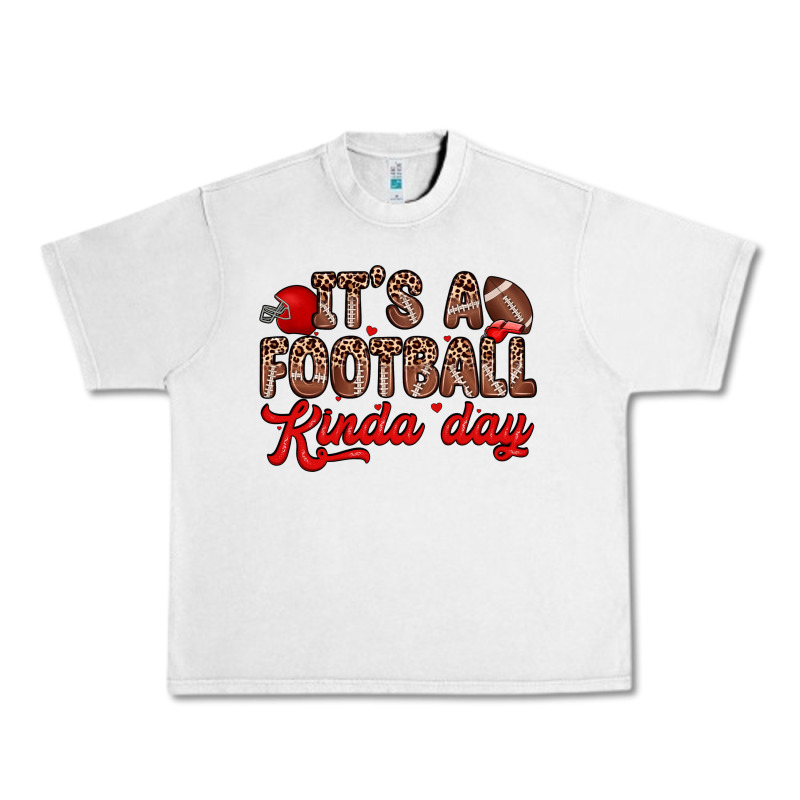 It S A Football Kinda Day Urban Heavy Tee by Zillion Design Studio | Teevron