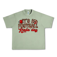 Oil Green it s a football kinda day Urban Heavy Tee - Zillion Design Studio