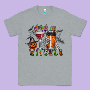Drink Up Witches Classic Tee Designed By Cowhidedigitalart