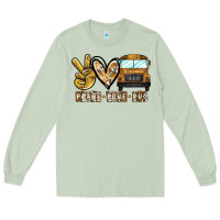 Matcha peace love bus Long Sleeve Tee - CowhideDigitalArt