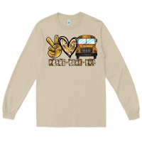 Mushroom peace love bus Long Sleeve Tee - CowhideDigitalArt